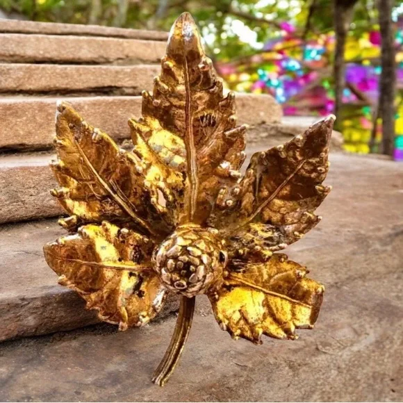 FLORA DANICA EGGERT フローラダニカヴィンテージリーフブローチ FLORA DANICA EGGERT フローラダニカヴィンテージリーフブローチ